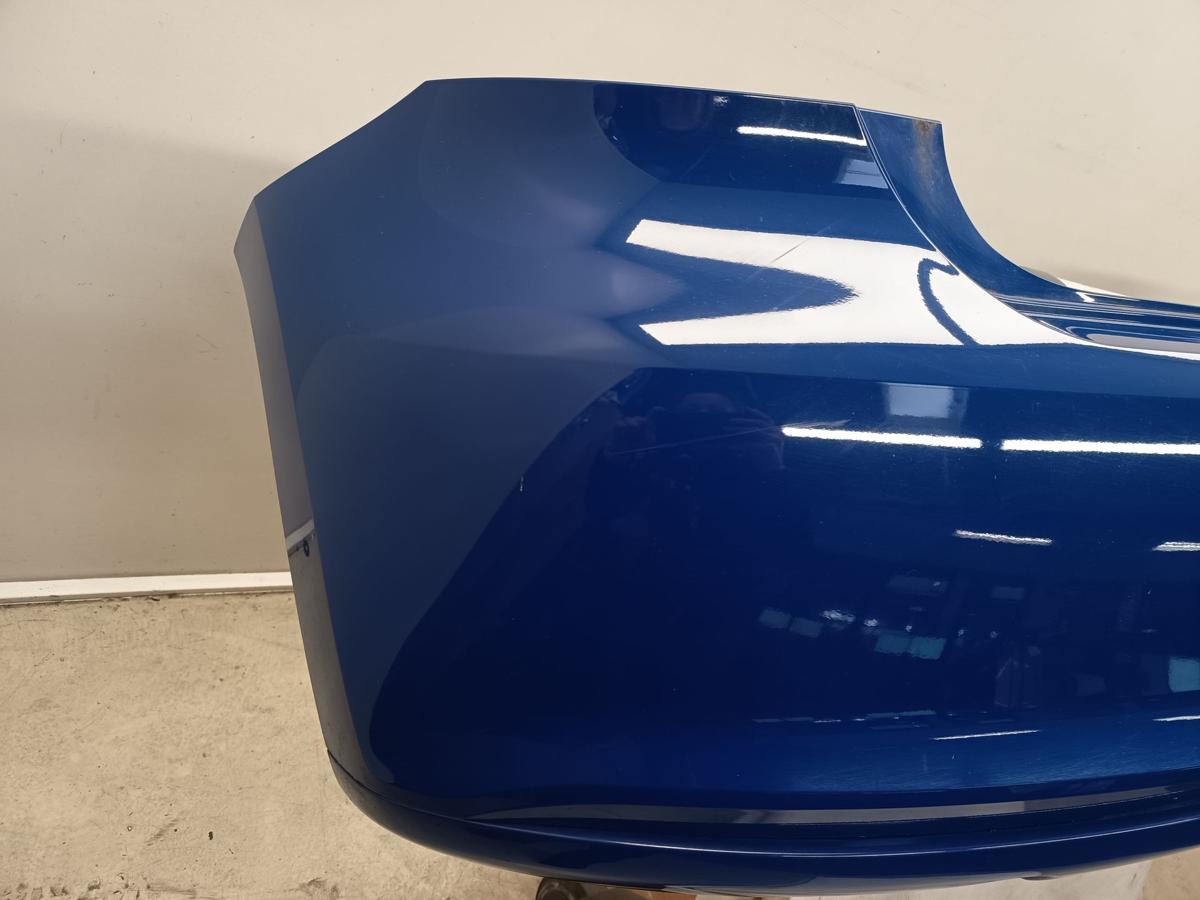 VW Polo 6R orig Sto&szlig;stange hinten Sto&szlig;f&auml;nger Heck LD5E Blau Bj 2011