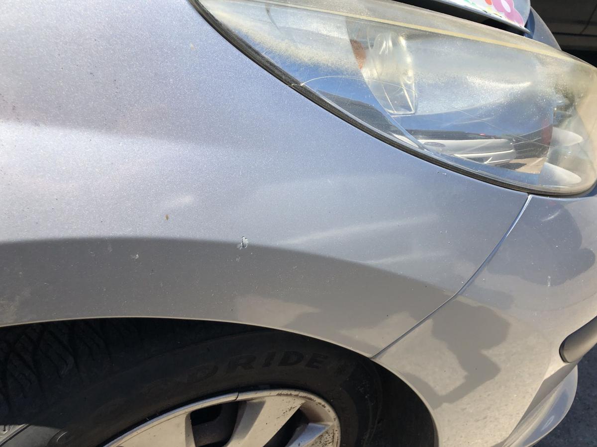 Peugeot 207 WA WC Kotfl&uuml;gel vorn rechts Beifahrerseite EZR Aluminiumgrau