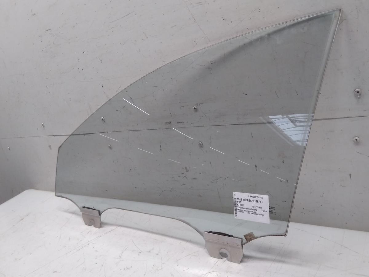 VW Phaeton GP4 T&uuml;rscheibe vorn links VSG Doppelverglasung D&auml;mmglas gr&uuml;n Bj.2015
