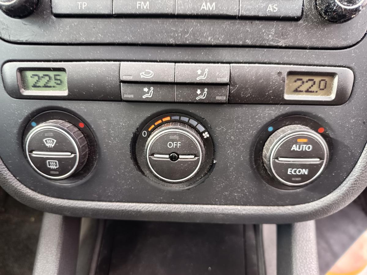 VW Golf V 5 original Heizungsbetätigung Bedienteil Heizung Lüftung Bj 2004