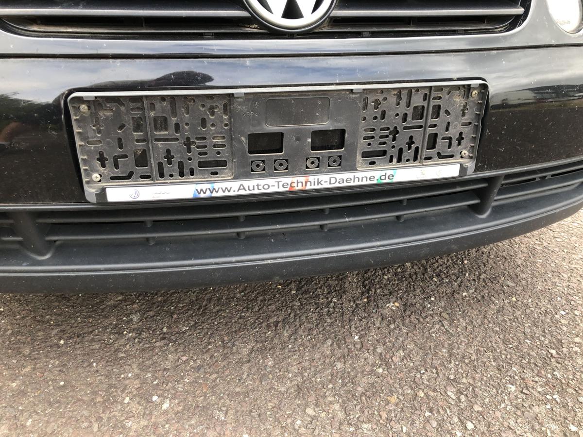 VW Lupo 6X Sto&szlig;f&auml;nger vorn Frontsch&uuml;rze Sto&szlig;stange L041 Brillantschwarz