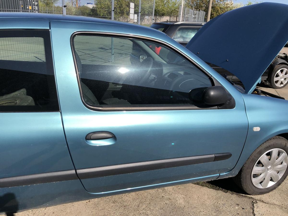 Renault Clio II 2 Campus T&uuml;r vorn rechts Beifahrert&uuml;r Rohbau TEF47 Blau Cyclade