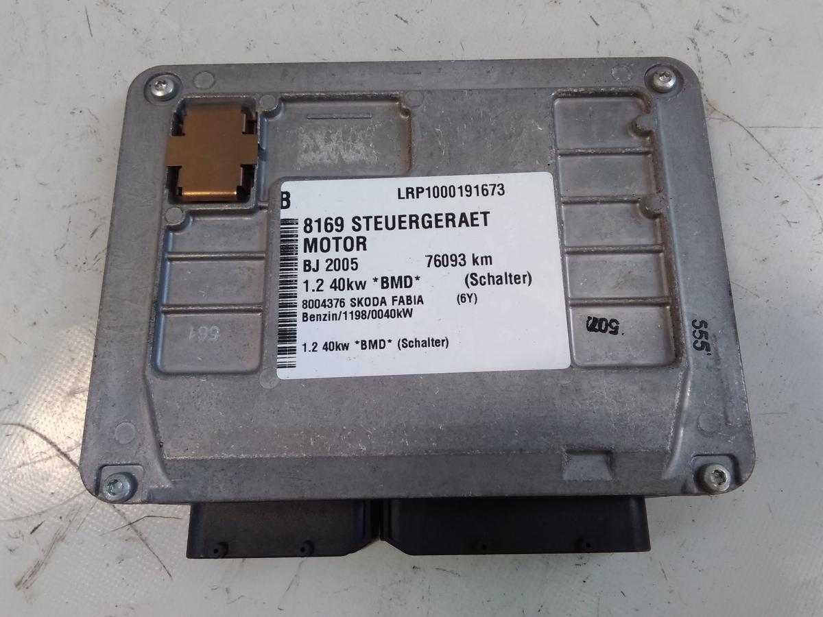 Skoda Fabia 1 6Y Motorsteuergerät 1.2 40kw BMD Bj.2005