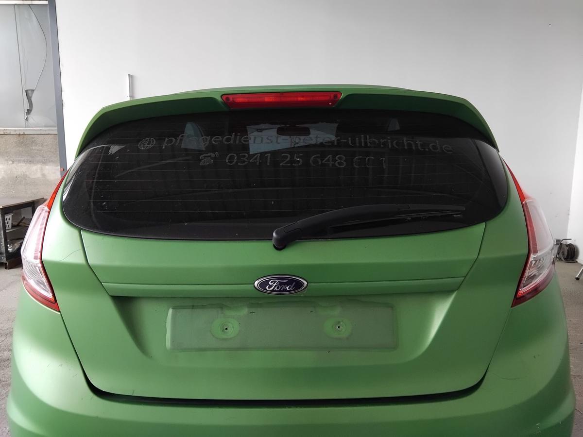 Ford Fiesta JA8 Heckklappe frostwei&szlig;-gr&uuml;n foliert mit Heckscheibe BJ2016