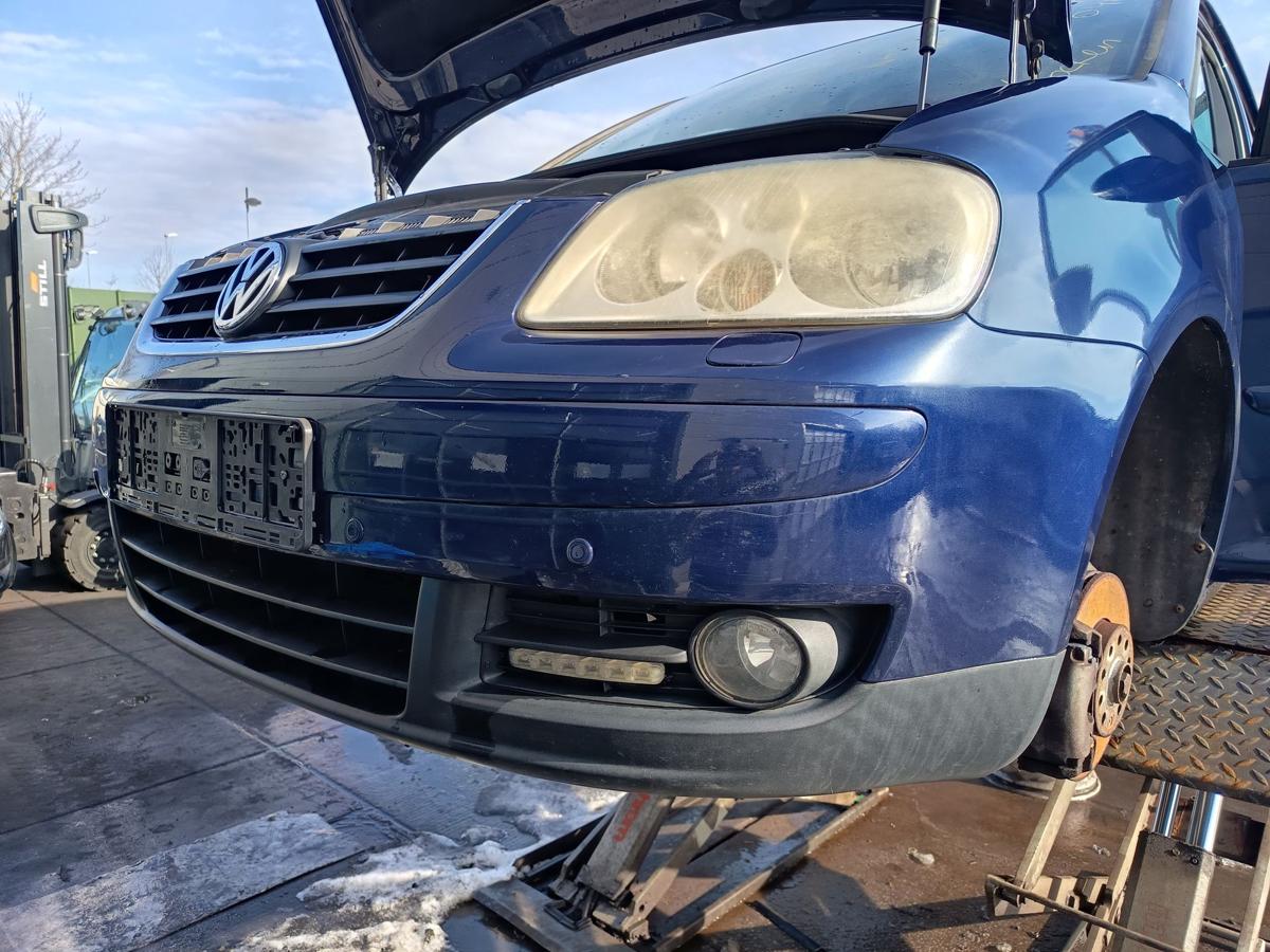 VW Touran 1T original Sto&szlig;stange F&auml;nger vorn/Front B5N Indigoblau Bj 2006