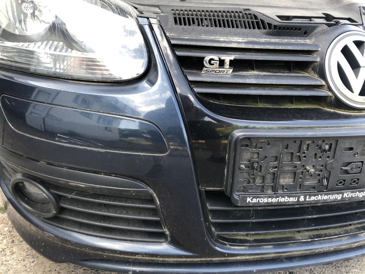 VW Golf 5 V 1K GT Sport Sto&szlig;f&auml;nger Frontsch&uuml;rze Nebel Grill LC5F Blue Graphit