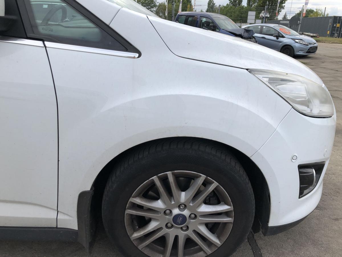 Ford C-Max CB7 Kotfl&uuml;gel vorn rechts Beifahrerseite Seitenwand Frost Wei&szlig;