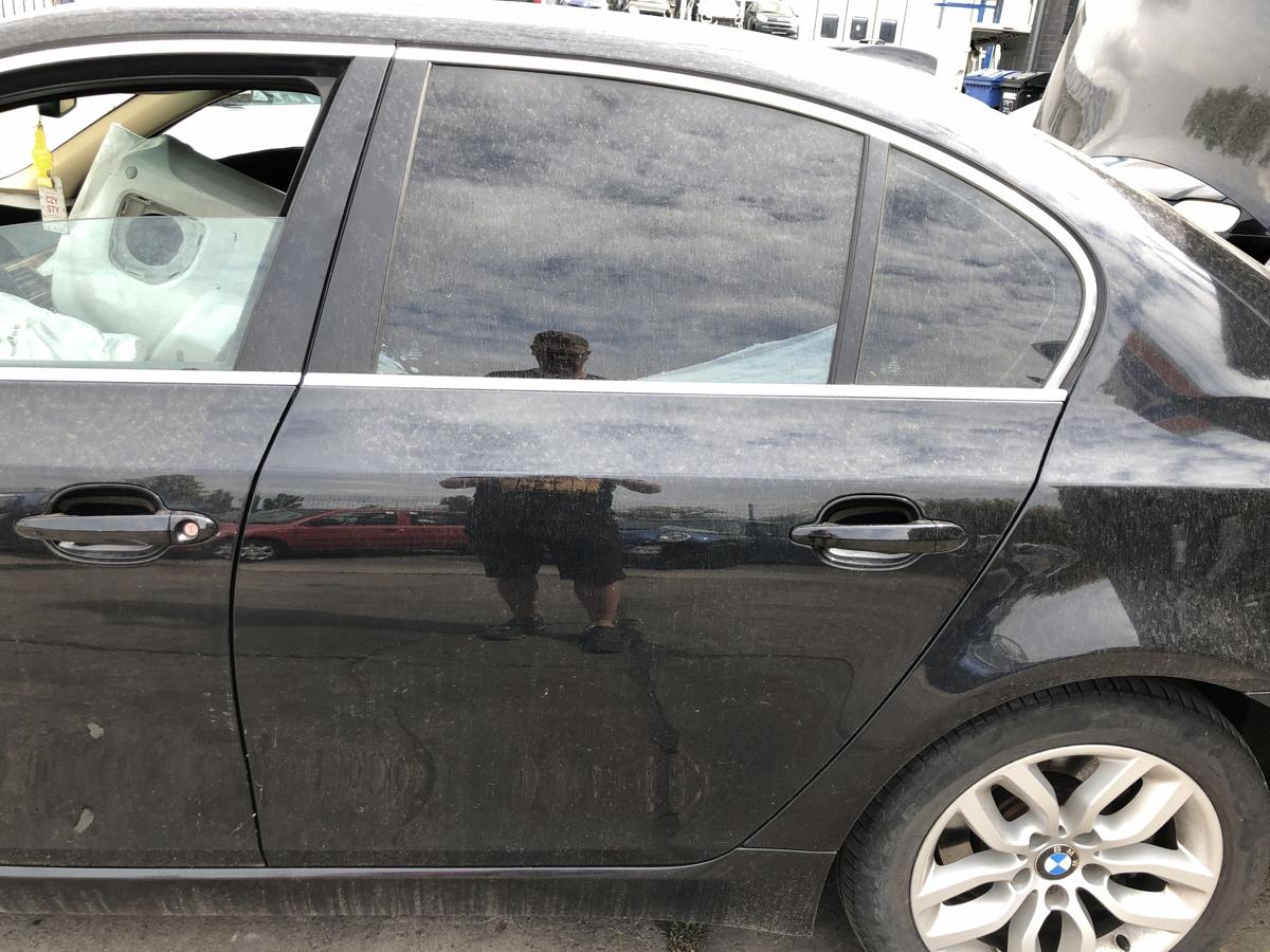 BMW 5er E60 LCI T&uuml;r hinten links Fondt&uuml;r im Rohbau 475 Blacksaphire Metallic