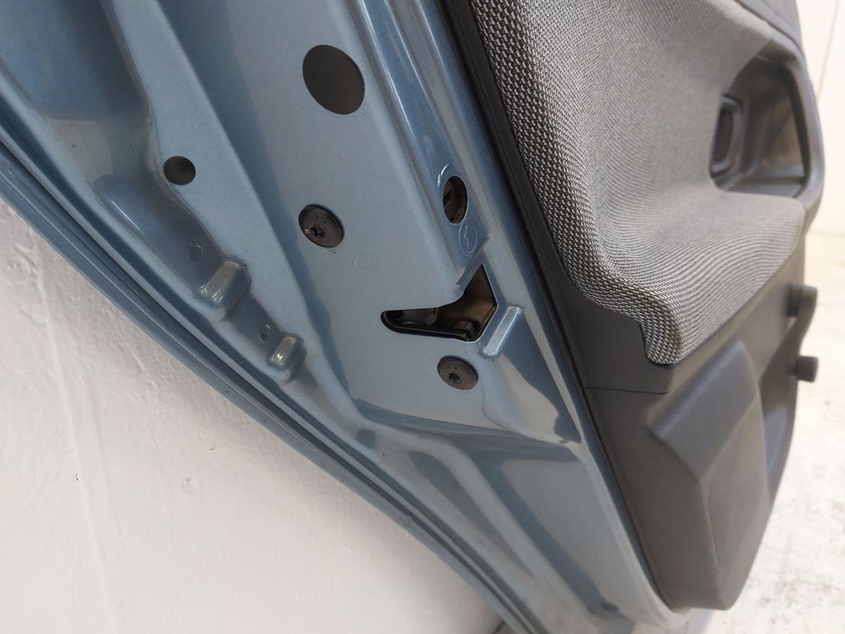 Skoda Fabia 5J T&uuml;r hinten links Fondt&uuml;r 5-t&uuml;rer 2006-2014 LF5X grau Delle