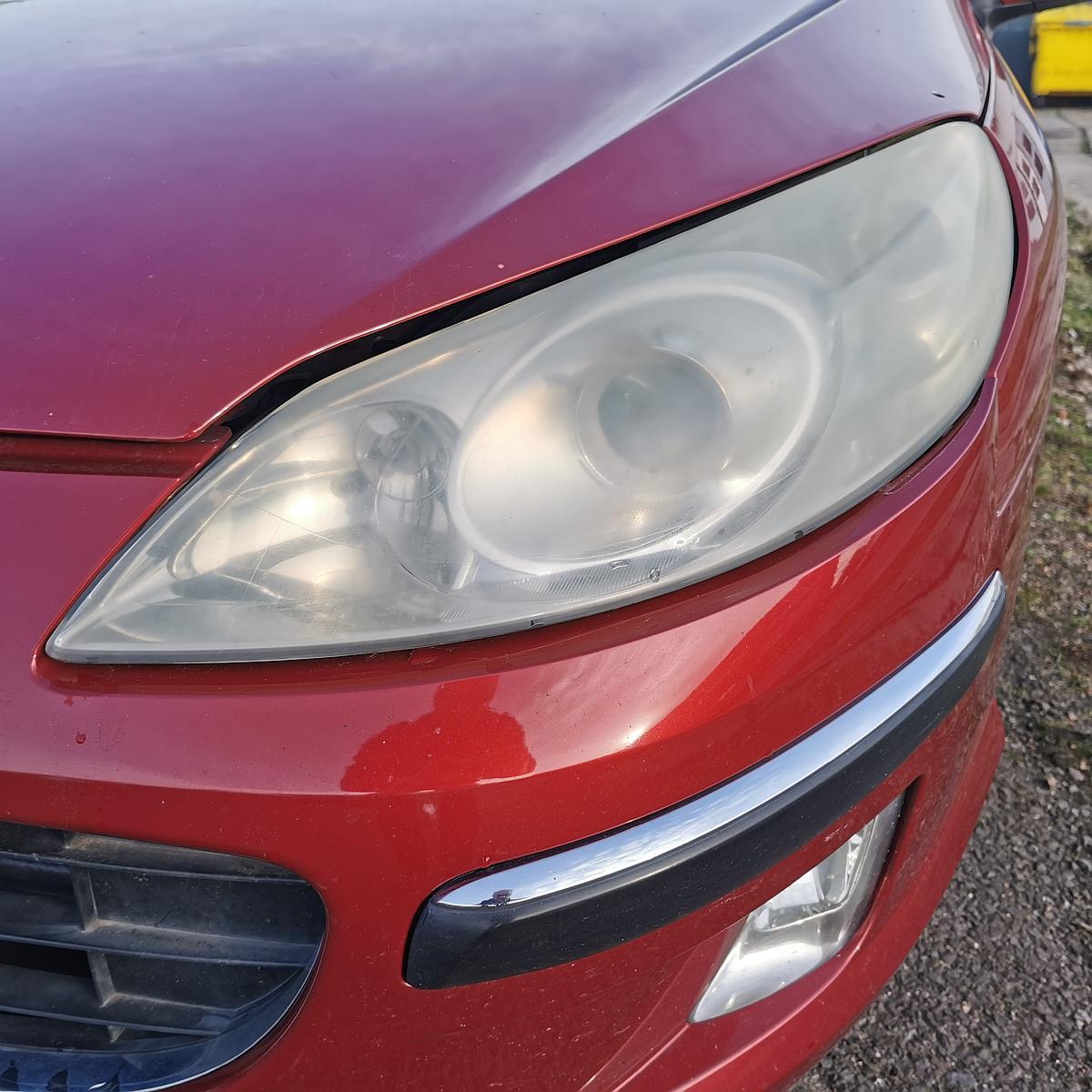 Peugeot 407 6D 6E Scheinwerfer Lampe vorn links trüb OE 9660236180