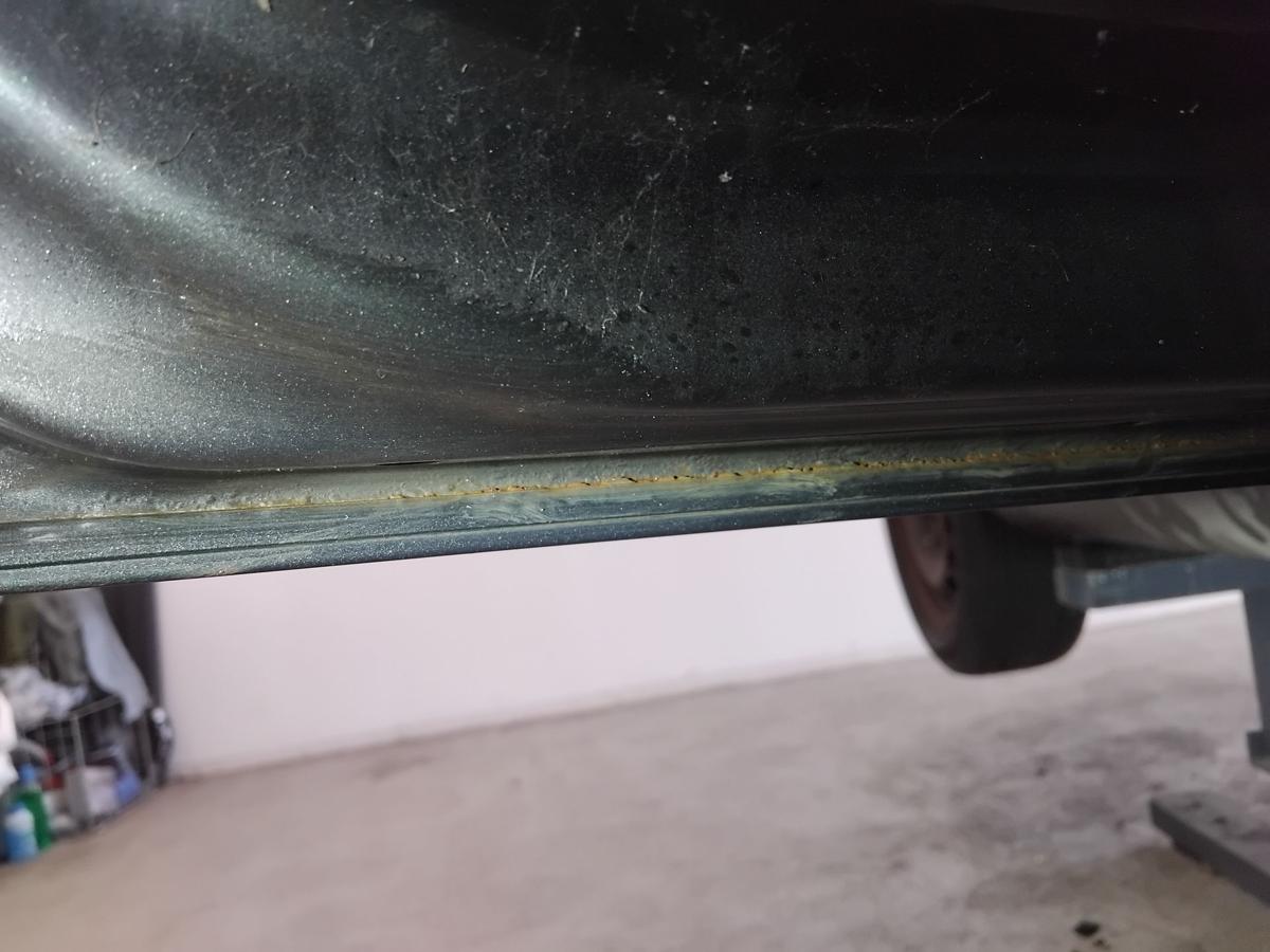 Seat Altea XL 5P Tür hinten links LW7Z graphit track Metallic BJ2008 Anrostung