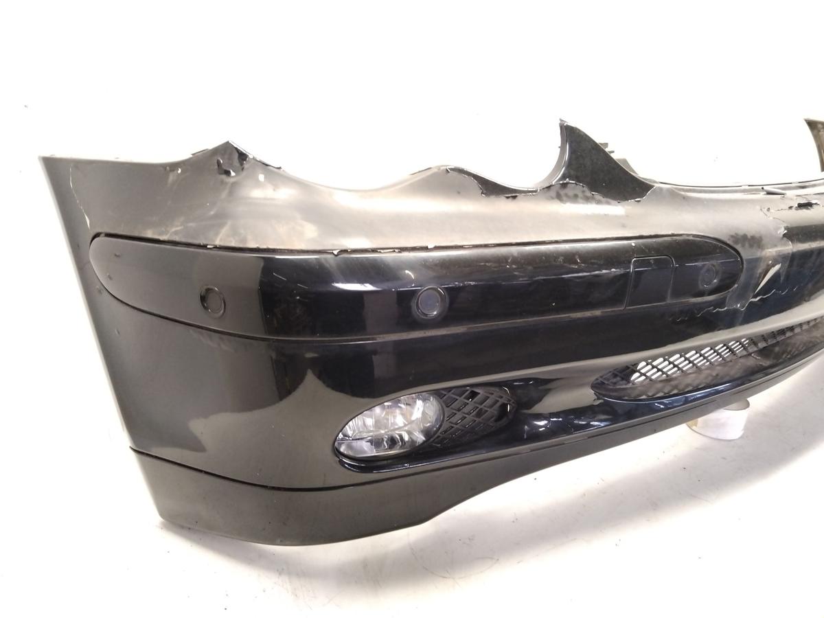Mercedes C-Klasse 203 original Stoßfänger Stoßstange vorn BJ2003 PDC obsidianschwarzmetallic 197