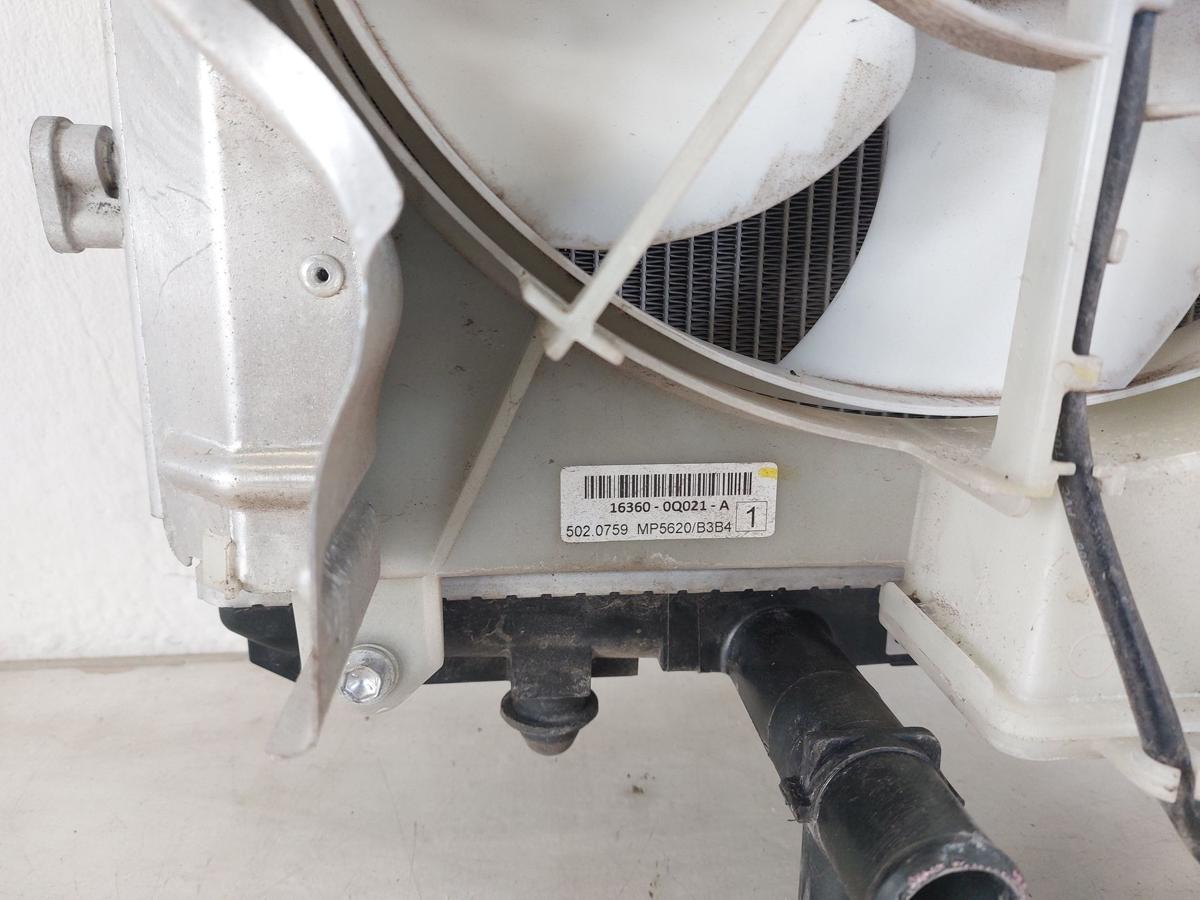 Citroen C1 Typ PS K&uuml;hlerpaket Wasserk&uuml;hler Kondensator Elektrl&uuml;fter 1.0 53kw OEM