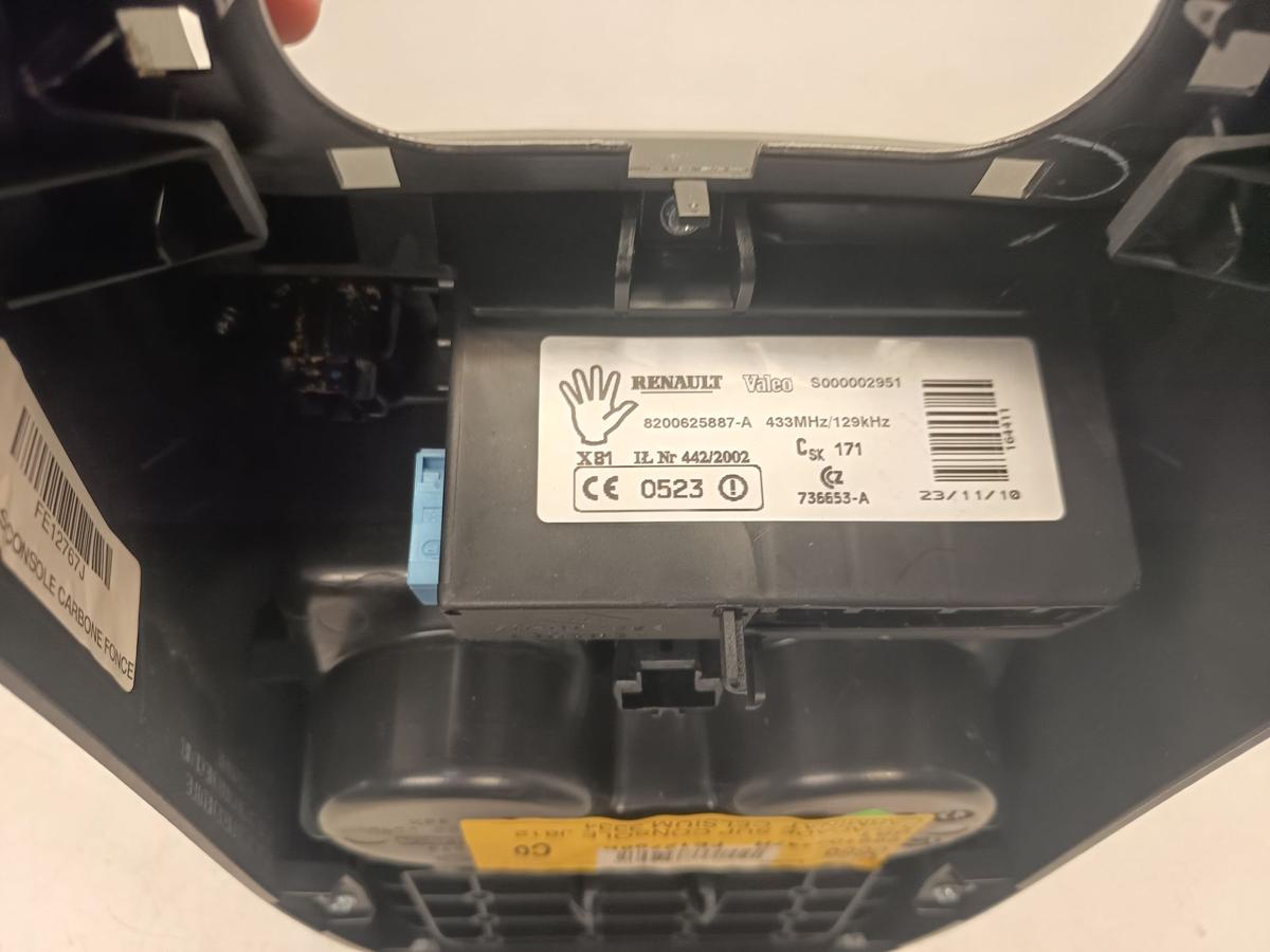 Renault Espace IV Bj 2010 orig Mittelkonsole Z&uuml;ndanlassschalter Kartenleseger&auml;t