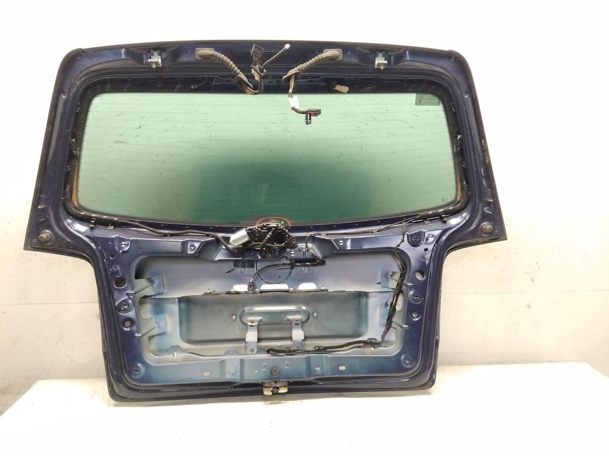VW Touran 1T original Heckklappe LB5N Indigoblau mit Heckscheibe BJ2003 ROST