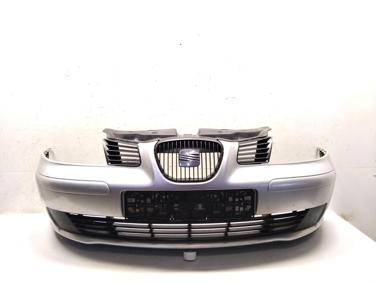 Seat Ibiza 6L original Sto&szlig;f&auml;nger Sto&szlig;stange vorn LS7N Gris Artico BJ2003