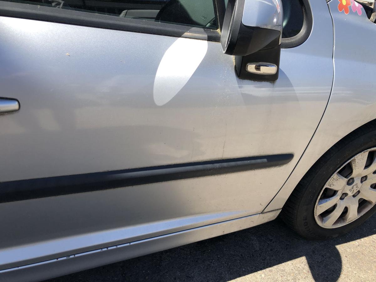 Peugeot 207 WA WC T&uuml;r vorn rechts Beifahrert&uuml;r 5 t&uuml;rer Rohbau EZR Aluminiumgrau