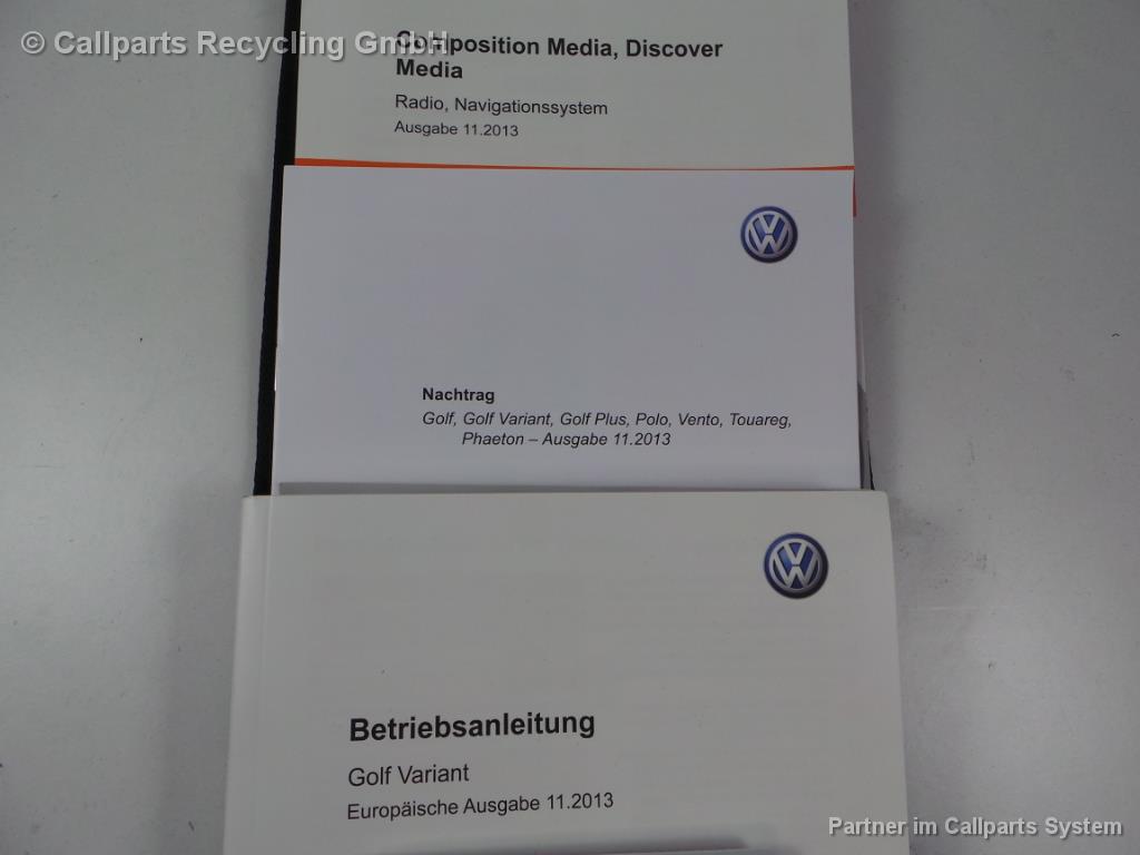 VW Golf Variant BA5 Betriebsanleitung Bedienungsanleitung Bordmappe