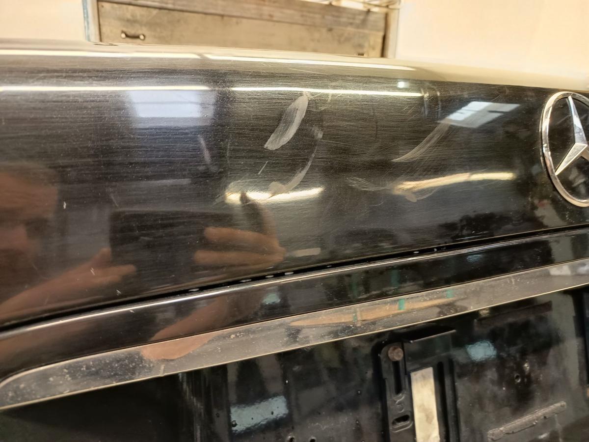 Mercedes S Klasse W220 original Heckklappe 197 Obsidianschwarz Bj 2001