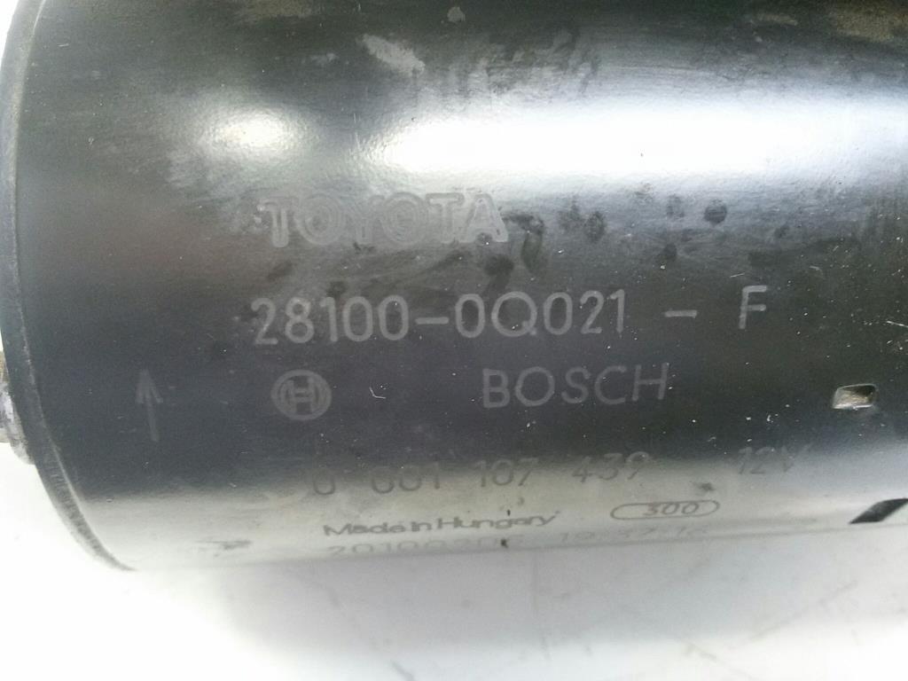 Citroen C1 Bj.2010 original Anlasser Starter Bosch 0001107439 1.0 50kw