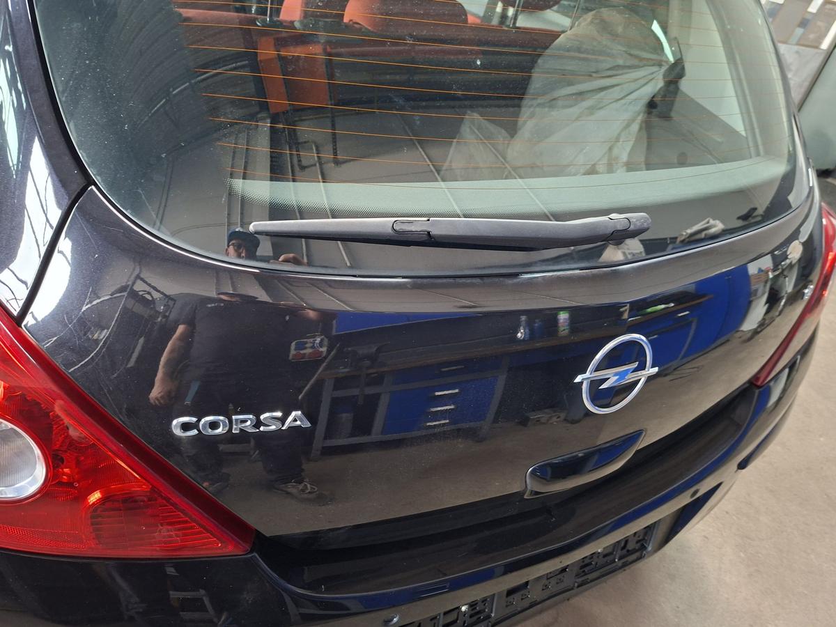 Opel Corsa D original Heckklappe hinten 2HU Saphirschwarz Metallic Bj 2007