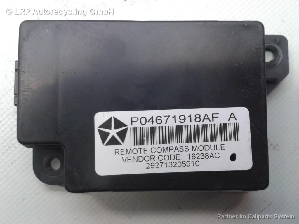 Jeep Patriot BJ2010 Remote Compass Module P04671918AF