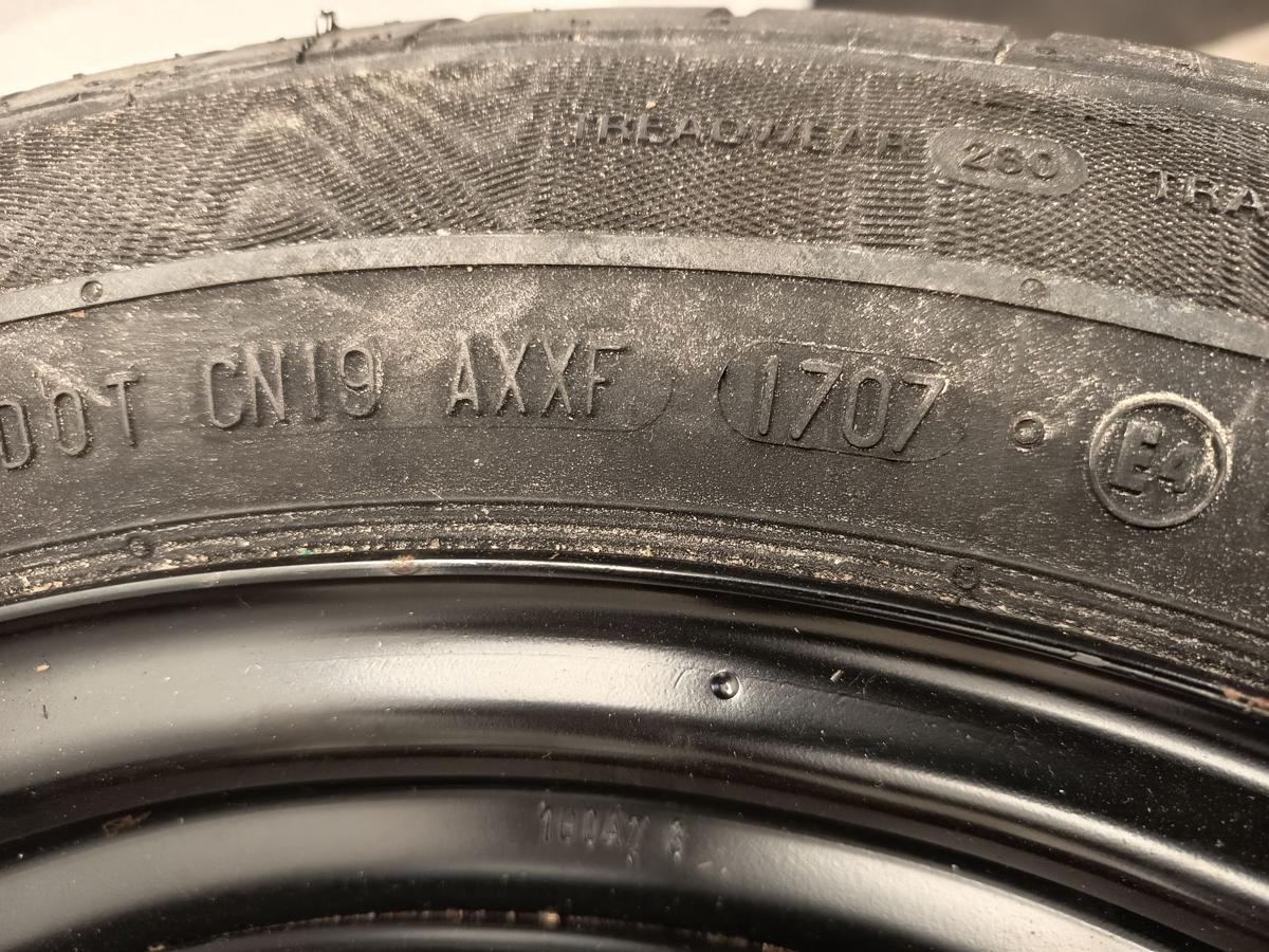 Opel Corsa D Bj 2011 original Ersatzrad 6Jx16 ET 40 195/55 R16 87H Bordwerkzeug