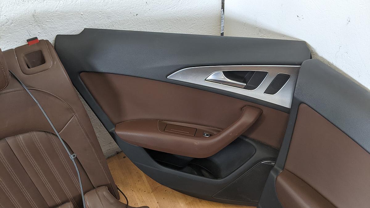 Audi A6 4G C7 Avant Ledersitze braun Lederausstattung Sitze