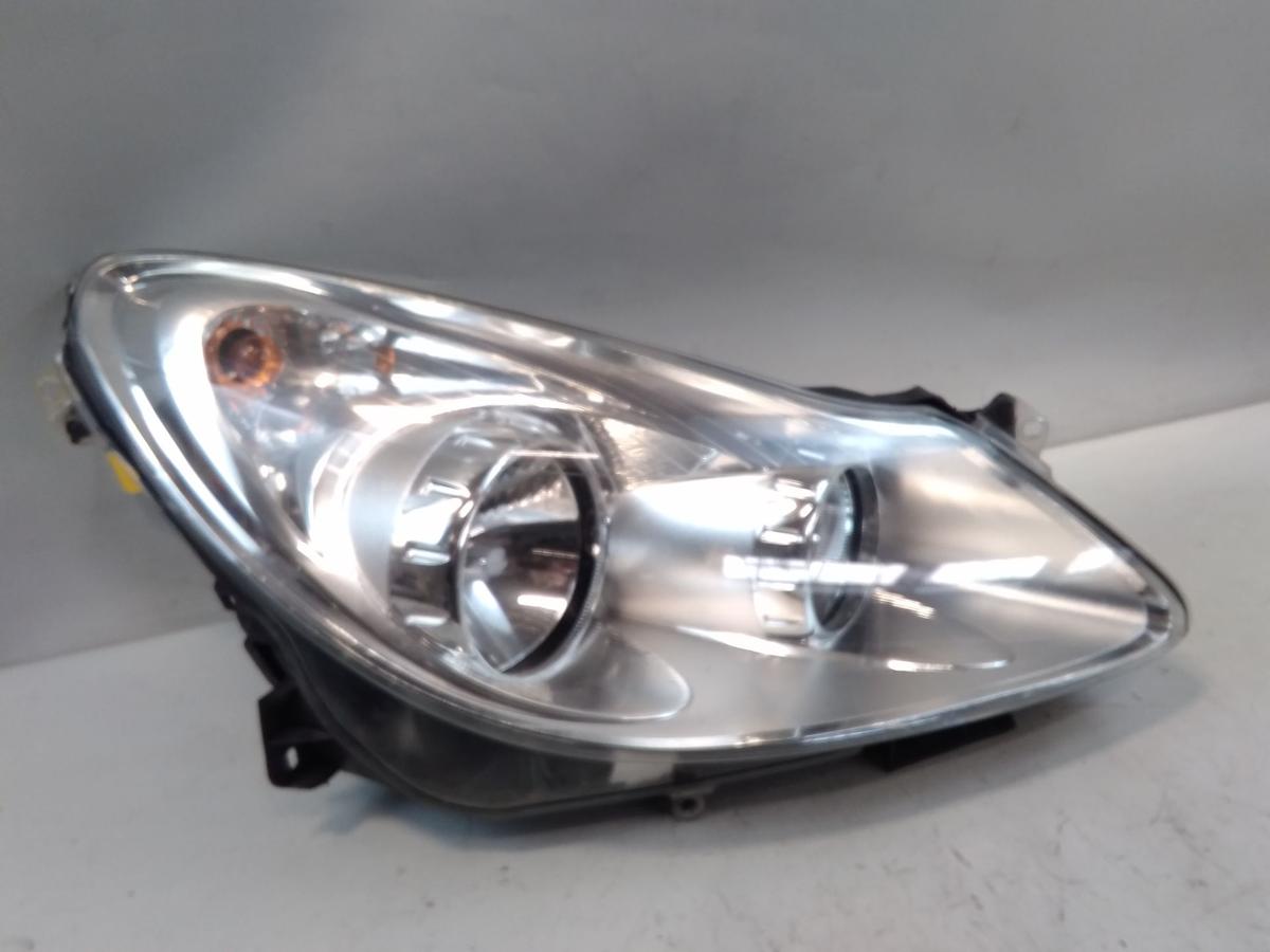Opel Corsa D orig Scheinwerfer rechts chrom Valeo Halogen m LWR BJ2010 13186382