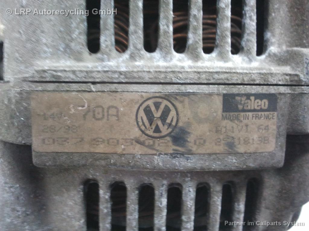 VW Lupo BJ1998 Lichtmaschine Generator 70A 1.4 55kw AKQ