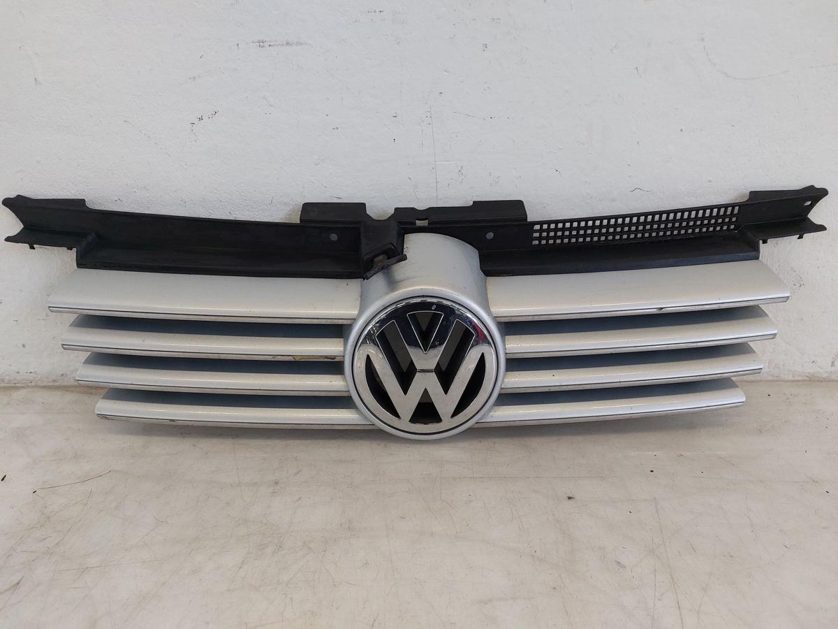 VW Bora 1J K&uuml;hlergrill Grill Frontgrill mit Logo LA7W Reflexsilber Metallic