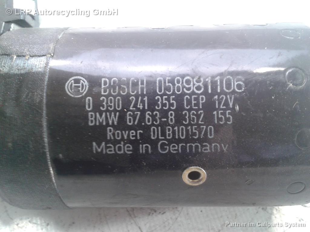 BMW E46 Wischermotor vorn 67638362155 BJ1998