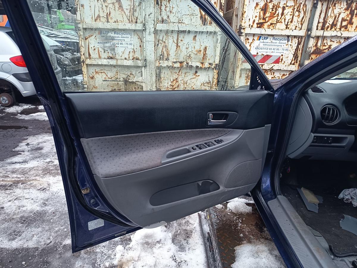Mazda 6 orig T&uuml;r vorn links Fahrer (Roh) Blau Met / vor Facelift 02-05; Bj 2002