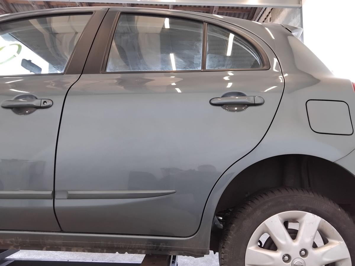 Nissan Micra 4 K13 T&uuml;r hinten links FAA Greyish Green Pearl BJ2013