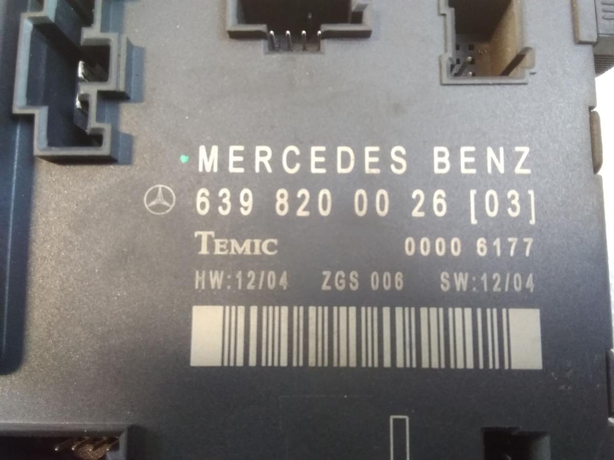 Mercedes Vito 639 original Türsteuergerät Modul Steuergerät links vorn BJ2005