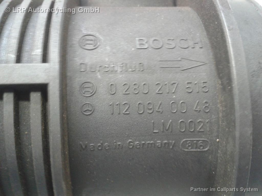 Mercedes E240 W210 BJ1998 original Luftmengenmesser 2.4 125kw M112911 1120940048