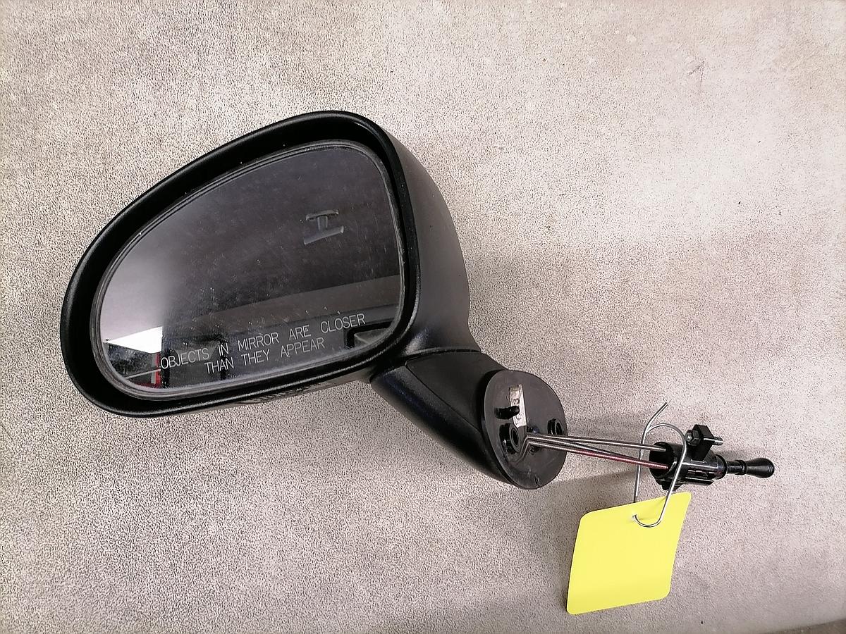 Chevrolet Matiz BJ09 Außenspiegel links mechanisch Seitenspiegel unlackiert