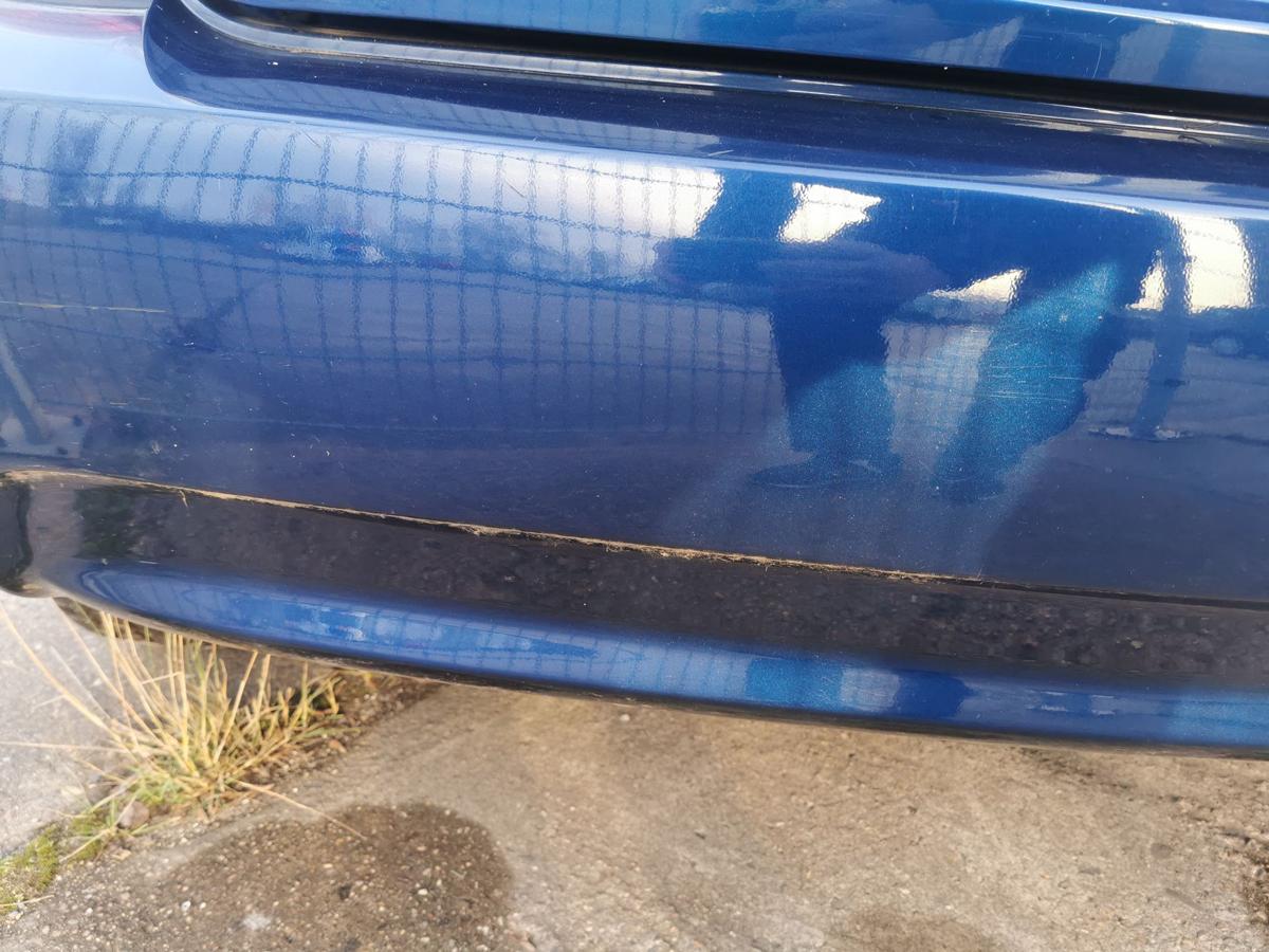 Hyundai Accent MC Stossf&auml;nger Stossstange Bumper hinten 3E Blue Onyx 3 T&uuml;rer