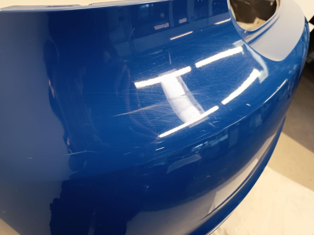 VW Polo V 6R original Stoßstange Fänger hinten/Heck D5E Meerblau Bj 2009