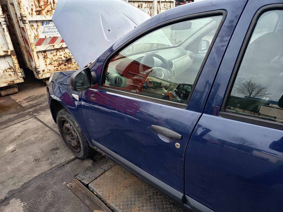 Dacia Sandero 1 original T&uuml;r vorn links Fahrer 61H Blue marine Bj 2009