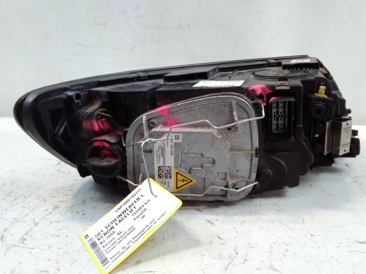 Volvo V50 Facelift original Scheinwerfer links Xenon mit Steuergerät Bj2008