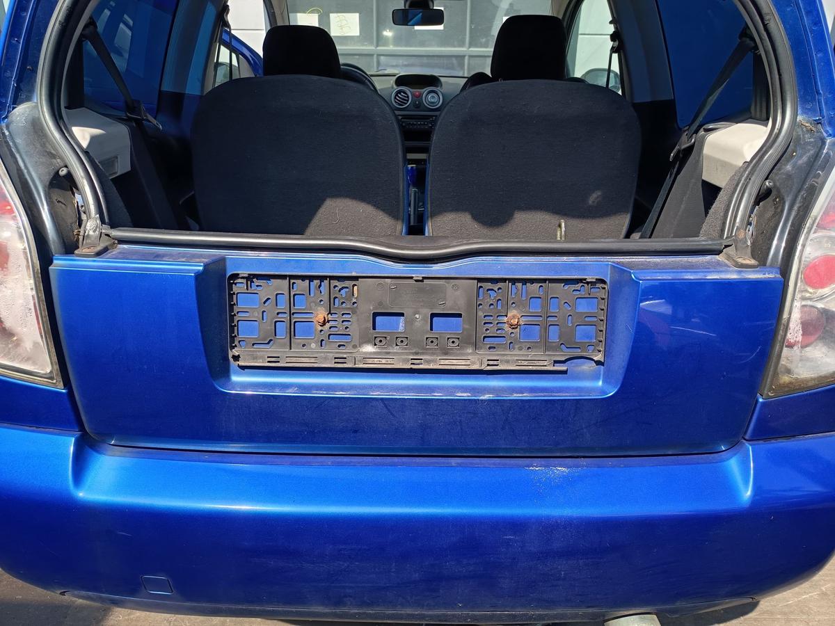 Citroen C2 original Heckklappe/Deckel hinten unten KMH Königsblau Bj 2005