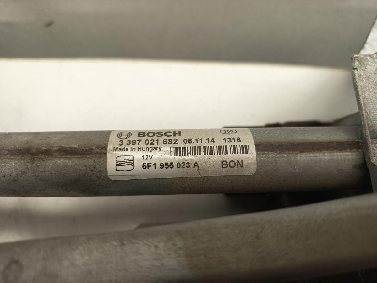 Seat Leon 5F original Wischermotor vorn/Front 5F1955119 mit Gest&auml;nge Bj 2015