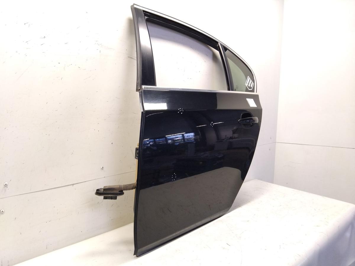 BMW 5-er E60 Limousine T&uuml;r hinten links 475 Blacksapphire BJ2005