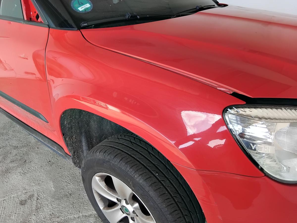 Skoda Yeti 5L original Kotflügel vorn rechts LF3K Corrida Red BJ2010