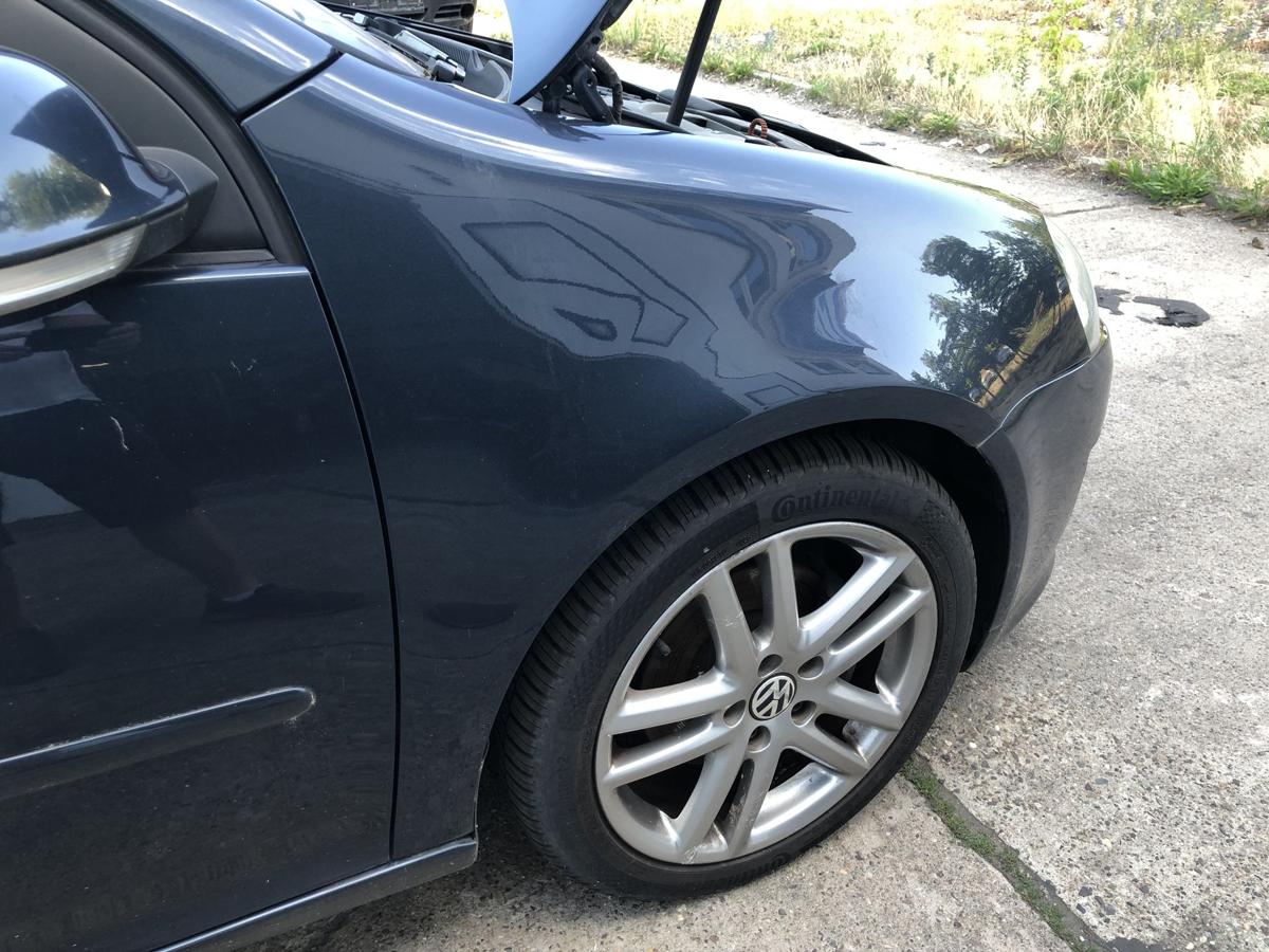 VW Golf 5 V 1K Kotfl&uuml;gel vorn rechts Beifahrerseite nur 3/5 t&uuml;rer LC5F OEM