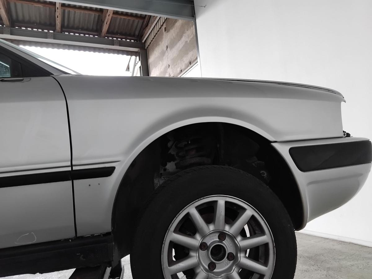 Audi 80 B4 original Kotfl&uuml;gel vorn rechts LY7T Kristallsilbermetallic BJ1992