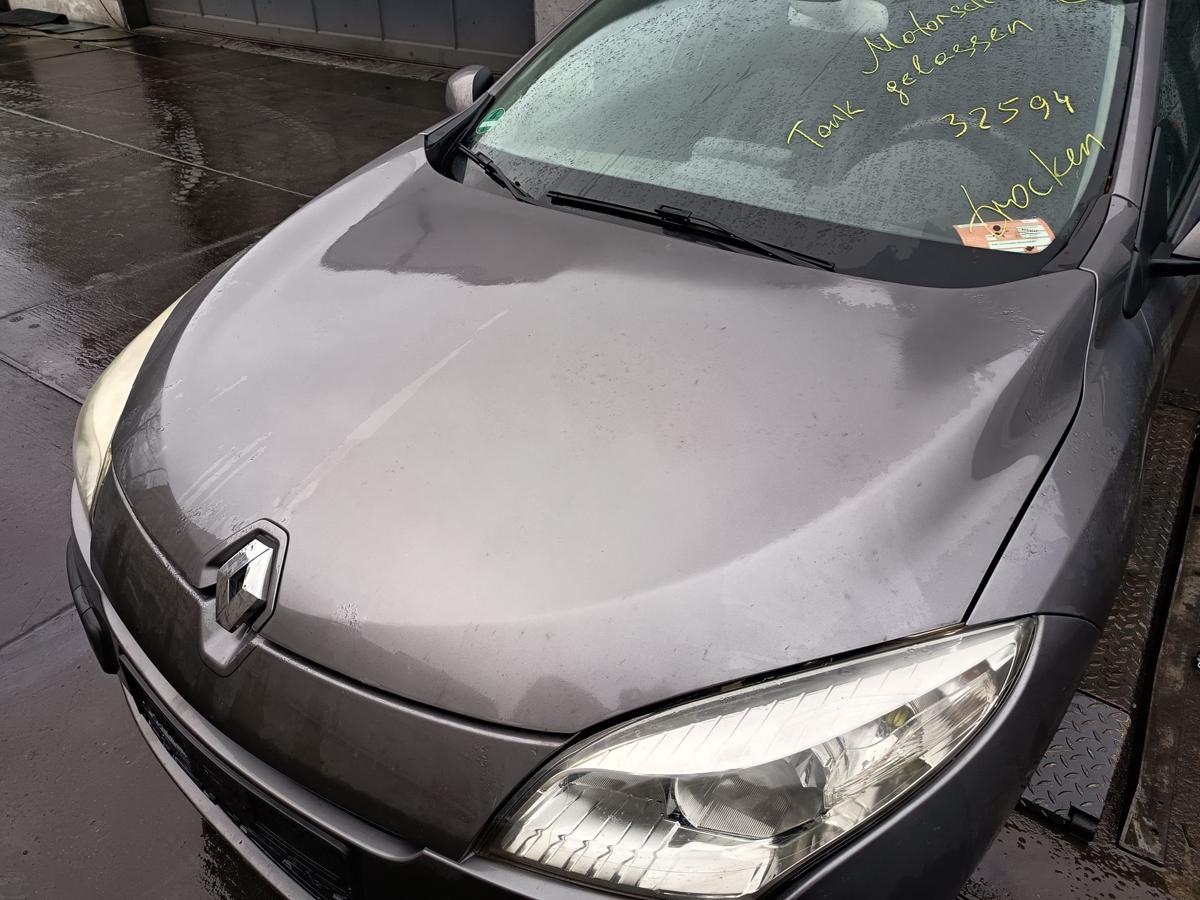 Renault Megane III orig Motorhaube TEKNG Grau vor Facelift Bj 2010
