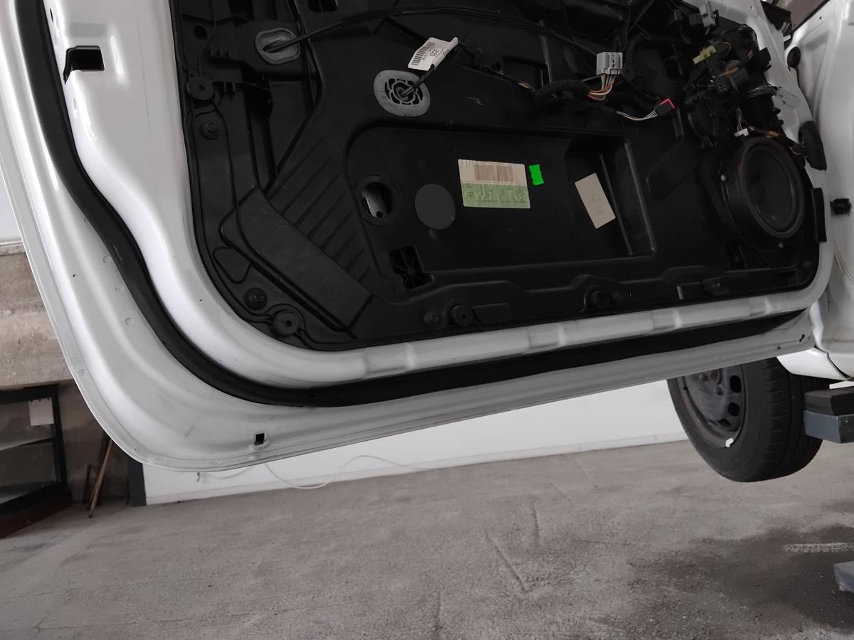 Ford Fiesta JA8 Tür vorn links Fahrertür 3-Türer frostweiß BJ2009