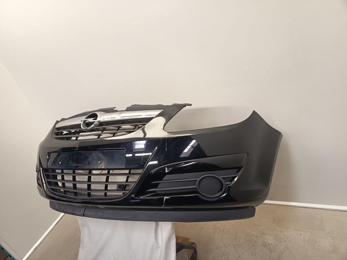 Opel Corsa D orig Stoßstange vorn Stoßfänger Z20R Schwarz Bj 2008